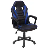 Mendler HWC-F59 Gaming-Stuhl schwarz/blau