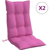 VidaXL Hochlehner-Auflagen 2 Stk. Rosa Oxford-Gewebe