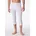 Original Doppelripp Unterhose 3/4-lang mit Eingriff weiss L