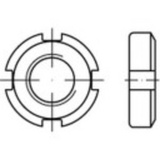 TOOLCRAFT TO-9979479 Nutmuttern M50 DIN 70852 Stahl 10St.