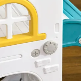 aiyaplay Klettergerüst mit Rutsche 4 in 1 Gelb