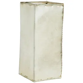 Marrakesch Orient & Mediterran Interior Ledertischlampe Janka Natur mit weißem Gestell