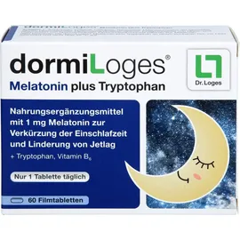 Dr. Loges dormiLoges Melatonin plus Tryptophan Filmtabletten 60 St.