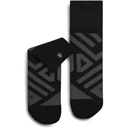 ON Herren Performance Mid Sock M, Black | Shadow, L