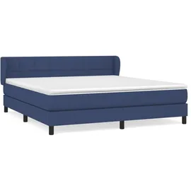 vidaXL Boxspringbett 180 x 200 cm Blau