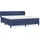 vidaXL Boxspringbett 180 x 200 cm Blau
