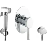 PaulGurkes Unterputz Armatur Bidetbrause Oval Brauseschlauch 120cm Spraybrause