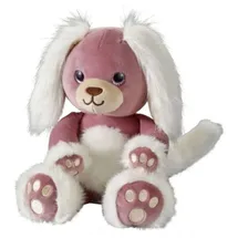Bauer Blickfänger Plüschtier Glitzer Hund 20 cm Pink