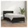 vidaXL Boxspringbett 100 x 200 cm Schwarz