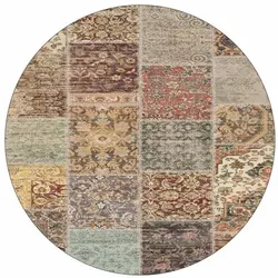 Bamyum Nadine Bedruckter 200x200 Teppich Chenille-Druck Maschinell Hergestellt