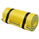 Goplus 210x66cm Wasserhaengematte Mit Kissen, Schwimmbett Bis Zu 70 Kg Belastbar, Aufrollbare Schwimmmatte Aus Xpe, Schwimmfloss Wasserliege Für Pool Schwimmbad Meer - Goplus