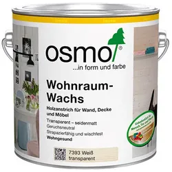 Osmo Wohnraum-Wachs, Weiß transparent 7393, 0,75 L