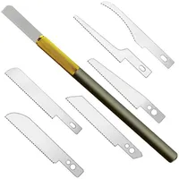 luxuskollektion Handsäge Mini 6teilig Modelliermesser Heimwerker Werkzeugset Version 3