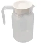 Wasserkrug aus Acryl, sturzfest, kein Material, 0 8 l, ideal für Zuhause und Hotel (0,5 l)