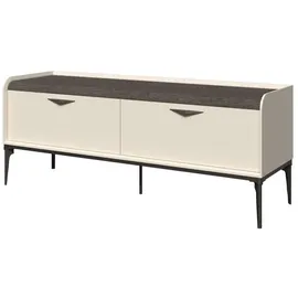 OTTO home Sofy TV-Lowboard 167 x 66 cm Grau/Weiß MDF/Metall