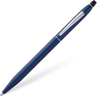 CROSS JEANS ® Kugelschreiber (Druckmechanik, Schreibfarbe: schwarz) blau-Lack
