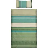 Erwin Müller Bettwäsche in grün | 135x200 cm - 40x80 cm