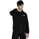 Essentials Small Logo Fleece-Kapuzenjacke 01 black XL