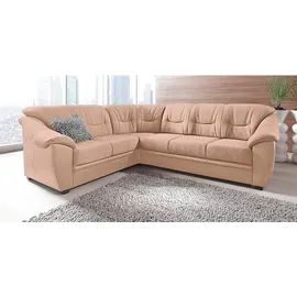 sit&more Ecksofa "Savona L-Form, B: 262 cm", optional Bettfunktion, Federkern
