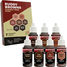 The Army Painter Warpaints Flexible Triad PLUS+ 7 126 ml Braun/Rot/Bronze