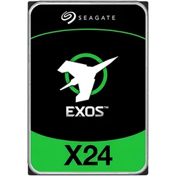 SEAGATE interne HDD-Festplatte "Exos X24 24TB", schwarz (silber, schwarz), 24000 GB, Festplatten