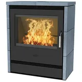 Fireplace Dauerbrandofen Rönky  (9 kW, Raumheizvermögen: 180 m3, Verkleidung: Speckstein, Schwarz)