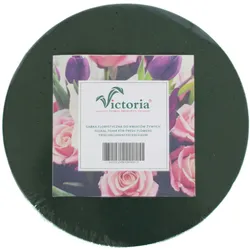 Nass Steckschaum Rund 8x5cm Frischblumen Schnittblumen Blumen Steckmasse Steckschwamm Blumensteckschaum Floristik Zubehör Floristikbedarf Uni Grün