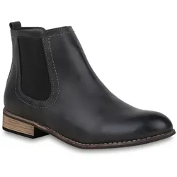 Damen Chelsea Boots in Grau
