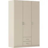 Rauch Drehtürenschrank GAMMA 136 x 210 x 54 cm Beige