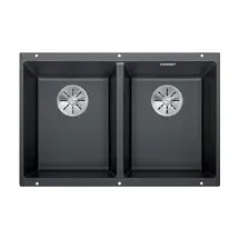 Blanco Subline 350/350-U anthrazit + Handbetätigung + InFino