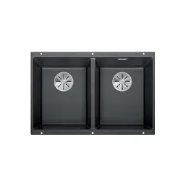Blanco Subline 350/350-U anthrazit + Handbetätigung + InFino