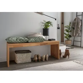 Home Affaire Bank HOME AFFAIRE "Dura", braun (buche), B:120cm H:45cm, FSC-zertifiziertes Massivholz, Sitzbänke, Für die geschmackvolle Optik sorgt das FSC-zertifizierte Massivholz