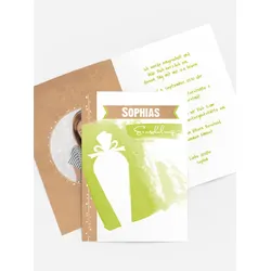 Karten zur Einschulung selbst gestalten mit Spruch und Fotos im Onlinedesigner bei Meine-Kartenmanufaktur.de