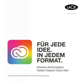 LaCie Mobile Drive Secure 2 TB Gen 1 USB 3.2