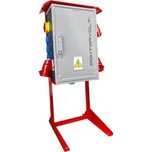 Doktorvolt Baustromverteiler mit Ständer OS-S/FI SET 2x32A 1x16A 8x230V Doktorvolt