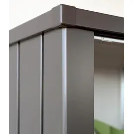 Biohort Terrassenschrank Julia B 77 x T 57 x H 181 cm (Größe M HIGH) dunkelgrau-metallic