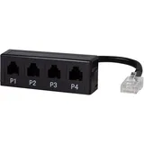 Logilink 0.1m RJ45/4xRJ11 Telefonsplitter RJ45 - RJ11