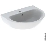 Geberit Renova Waschtisch 60cm, Hahnloch Überlauf, weiß
