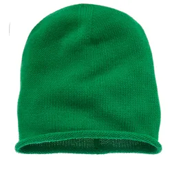 Beanie LASCANA, Damen, grün, Obermaterial: 100% Polyacryl, unifarben, casual, Mützen, Strickmütze, Feinstrick mit Rollrand, Wintermütze, Herbstmütze, Mütze