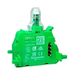 Schneider Electric ZBRV1 Visuelles Feedback Modul, LED, kompatibel mit Funk Hilfsschalter ZBRT