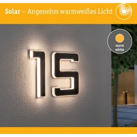 Paulmann Hausnummernleuchte 15 Schwarz