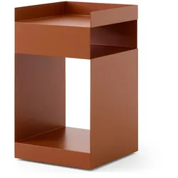 &Tradition - Rotate Beistelltisch SC73, 59 x 35 cm, Stahl, Terrakotta