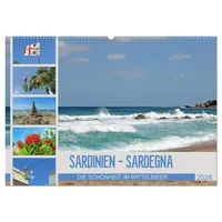 Calvendo SARDINIEN - SARDEGNA (Wandkalender 2026 DIN A2 quer),