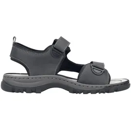 Rieker Freizeitsandalen Herren Schwarz 43