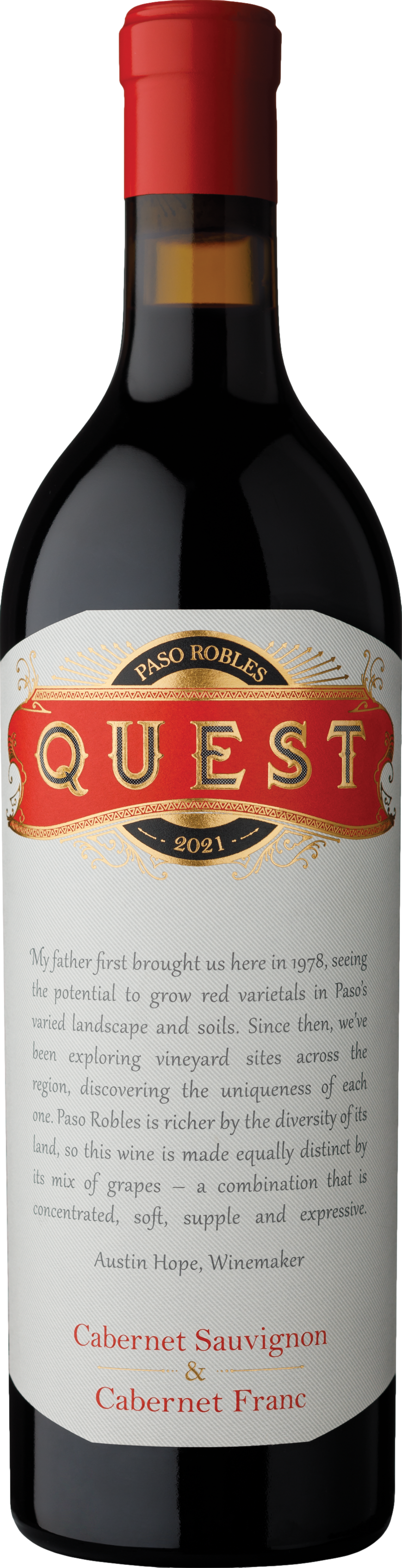 Quest by Austin Hope Proprietary Red 2021 - 14.50 % vol