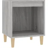 vidaXL Nachtschrank Grau Sonoma 40 x 35 x 50 cm Grau