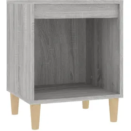 vidaXL Nachtschrank Grau Sonoma 40 x 35 x 50 cm Grau