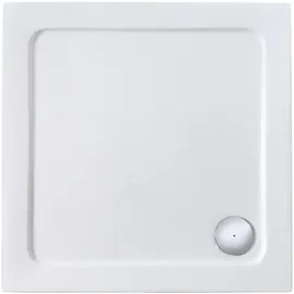 SANOTECHNIK Eckduschwanne BxT: 80 x 80 cm, weiß B:80cm H:5,5cm T:80cm, Duschwannen, LxBxH: 80x80x5,5cm