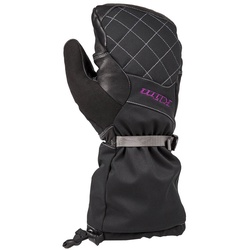 Klim Allure Mitten Black Damen Handschuhe, schwarz-pink, Größe XS