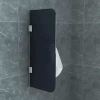 Aloni Glas Trennwand Urinal Schamwand Rauchglas 900x400 8mm
